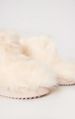 Prettylittlething Cream Fluffy Faux Fur Round Toe Ankle Boots Cream -Pretty Soles Shop 5efa3ae6147935fab9c21d68b6fd03298cb0eeef cnf9057 3