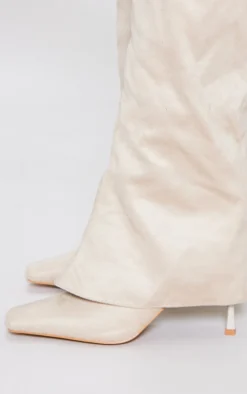 Prettylittlething Cream Faux Suede Square Toe Fold Over Low Heeled Knee High Boots Cream 7 Prettylittlething Cream Faux Suede Square Toe Fold Over Low Heeled Knee High Boots Cream -Pretty Soles Shop 7e82234317860a6896ff1f4c4f95e993e01c645c cnf1440 4
