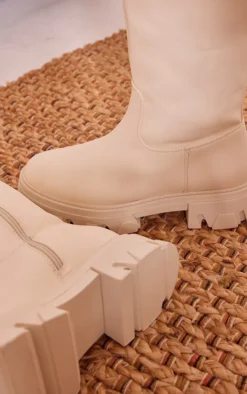 Prettylittlething Beige Pu Round Toe Knee High Boots Beige 7 Prettylittlething Beige Pu Round Toe Knee High Boots Beige -Pretty Soles Shop 90a751e5dd673166cb734d55804b1d042952e738 cng5910 4