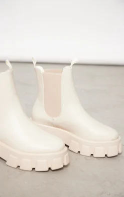 Prettylittlething Cream Chunky Extreme Cleated Chelsea Ankle Boots Cream -Pretty Soles Shop ab1eae560022c3b89fb9e939332acfc164e1164f cmw8896 4